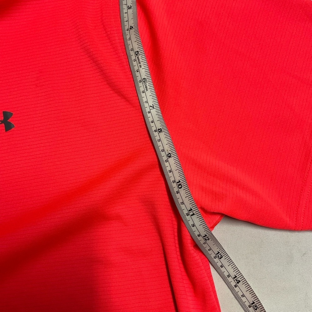 Under Armour HeatGear Polo Shirt Men’s 2XL Red Loose Fit Golf Performance - Picture 6 of 13
